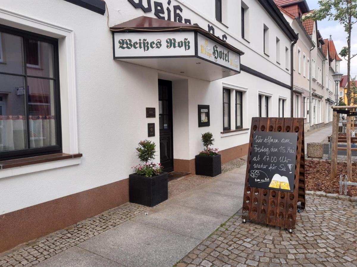 Hotel Weisses Ross Elsterwerda Exterior foto